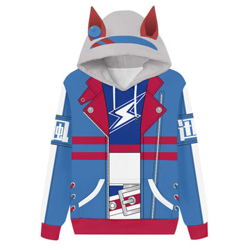 Anime Pretty Derby Uma Musume Tamamo Cross Sudadera Cosplay Navidad Fiesta 3D Impreso Casual